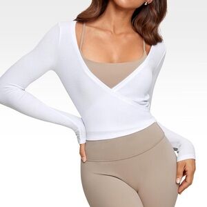 Long Sleeve Wrap Top